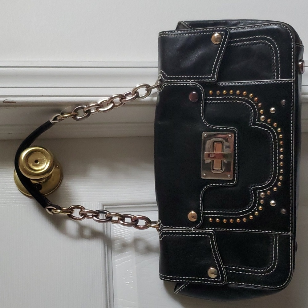 Maxx new york vintage leather satchel bag